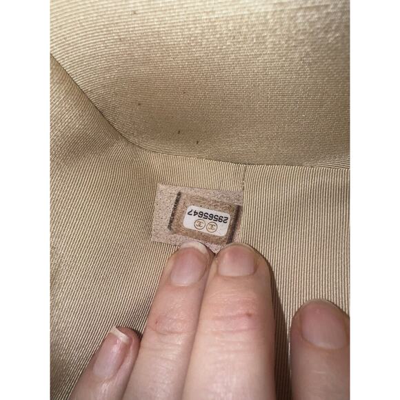 Authenticated Chanel Vanity Wicker Bag – Excellent Condition Rare Navy Blue - Picture 7 of 11